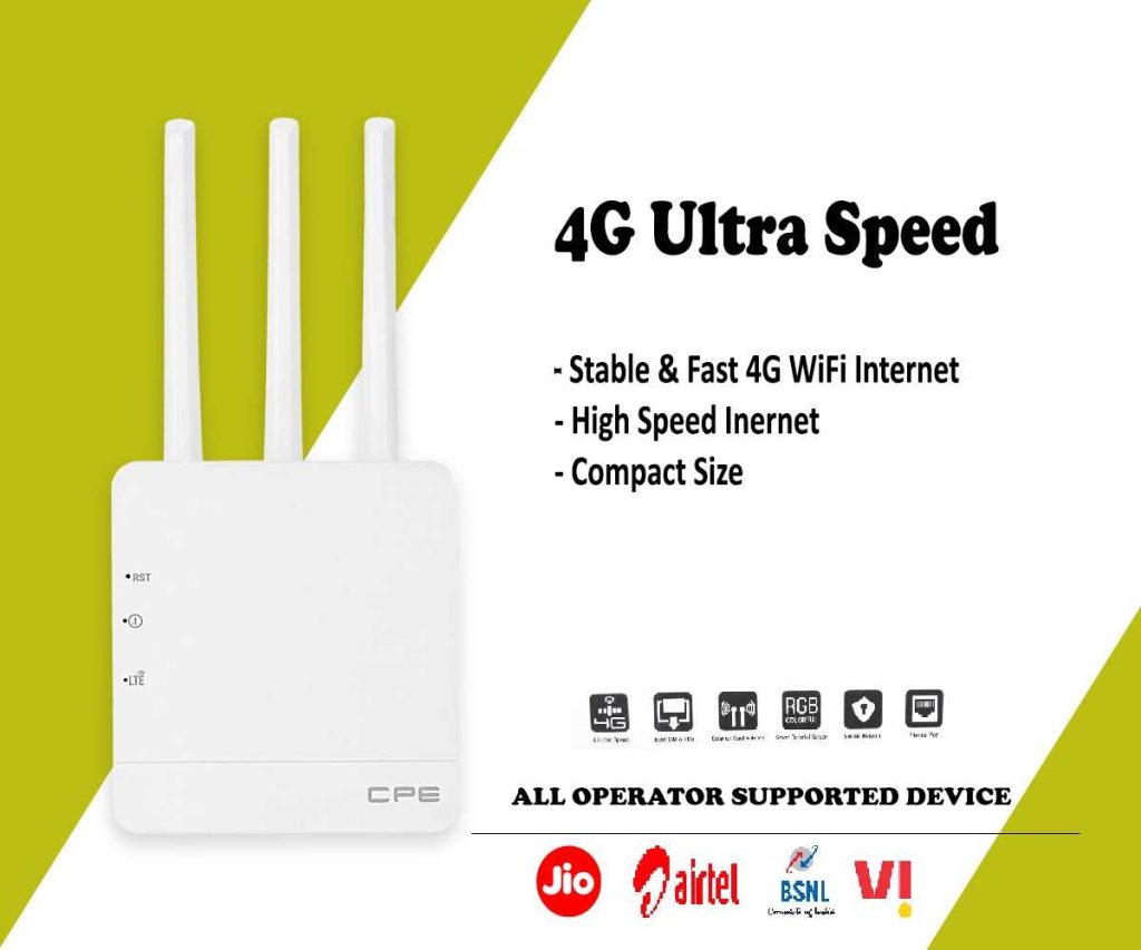 Cellexxa 5G 4G Mobile Sim Based Router With Triple Antenna With 150 cellexxa-5g-4g-mobile-sim-based-router-with-triple-antenna-with-150
